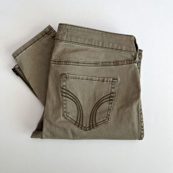 Hollister Denim - Hollister Womens Khaki Super Skinny Jeans, Hollister Womens Size 5 Pants‎ U10